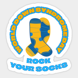 ROCK YOUR SOCKS Sticker